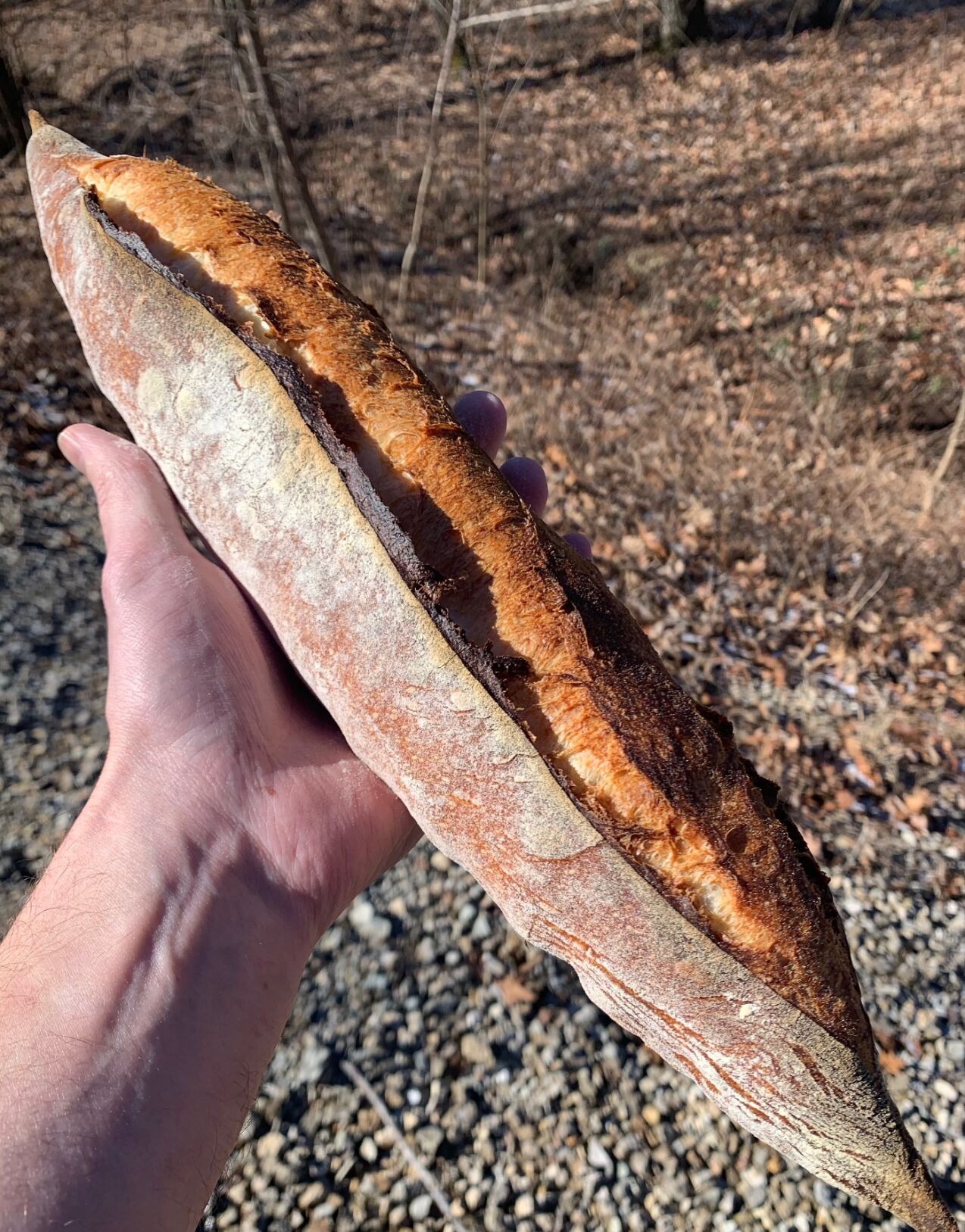 unshackled bread baguette